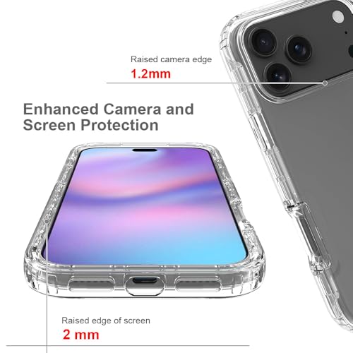Coque iPhone 25 Pro Max cristal transparent rigide et robuste de luxe - 2