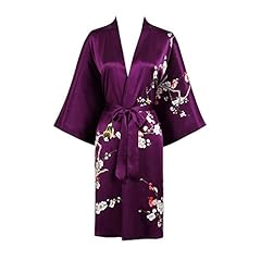 Plum Blossoms, Purple, Short Robe