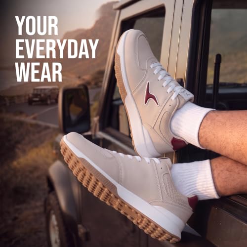 Image of YOHO Men's Sneakers Flo & Blazer | Stylish & Comfortable | Low Top, Lace Up Casual Shoes for Man /Gents