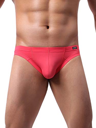 iKingsky Men's Cheeky Briefs Sexy Low Ries Pouch Mens Underwear3