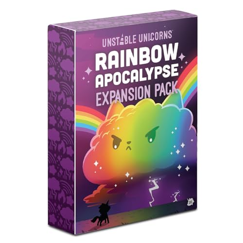 Unstable Games - Unstable Unicorns Rainbow Apocalypse Expansion Pack - designed to be added to your Unstable Unicorns Card Game
