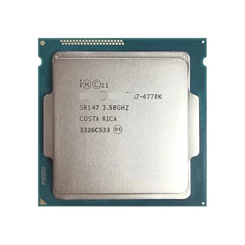 Processeur i7 4770K LGA 1150 CPU Intel SR147 Quad-Core 3.5 GHz pour PC de Bureau