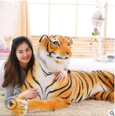 Image of Plush Toy Cartoon Games Character Soft Toys Cute Pet Wild Animals (180cm Jumbo King, Tiger)
