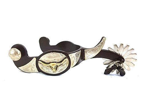 Western AT Longhorn 16pt Mens Jingle Bob Spurs