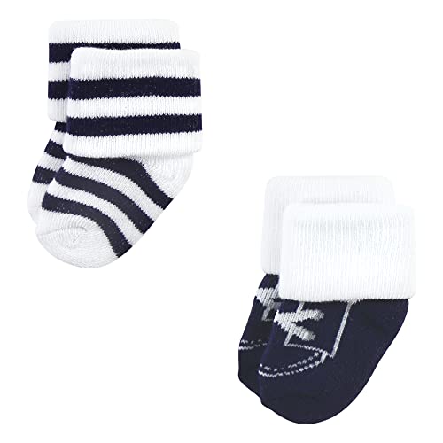 Image of Hudson Baby Baby 8-pack Cotton Rich Newborn and Terry Socks