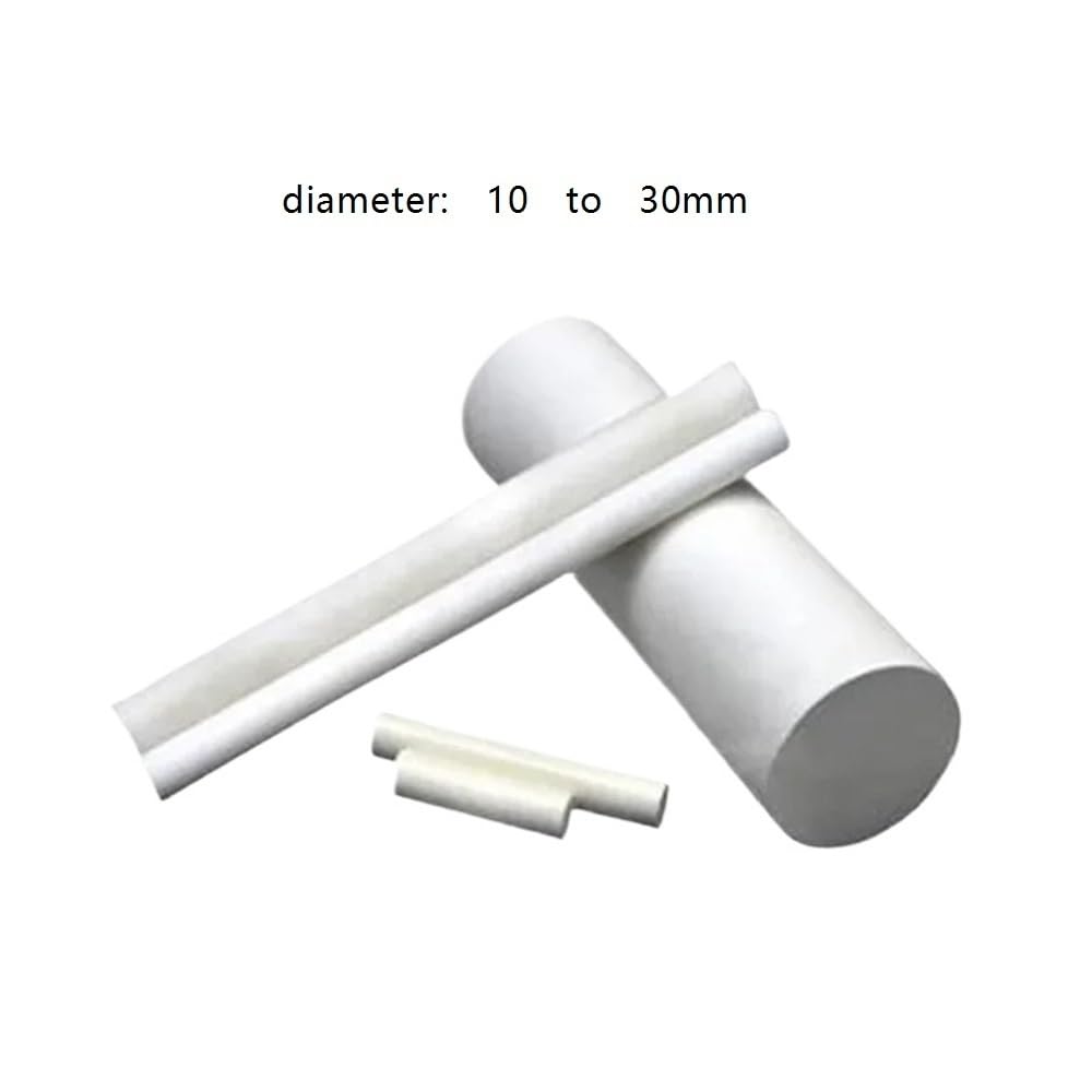 Garden Riddle Tamiz, Varilla de cerámica de nitruro de boro recta, barra de cerámica de vidrio blanca, fácilmente mecanizada, 10/12/15/20/25/30mm de diámetro, 1 ud.(15x100mm)