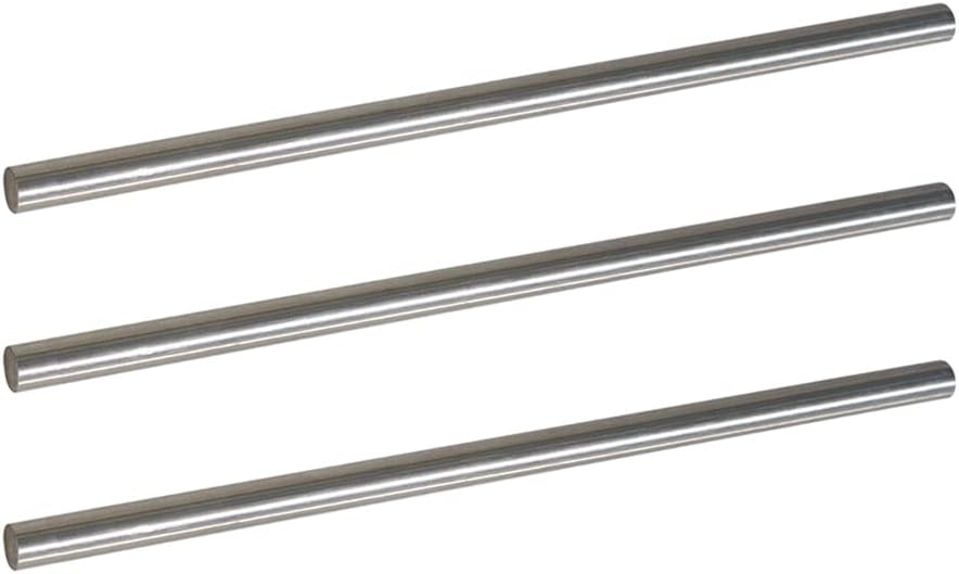 3Pcs Stainless Steel Rod 3/8" Diameter 12" Per Rod Round Solid for Industry, Metal Working Hobbies and DIY Craft