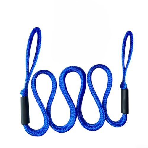 Besttoolifes Línea de muelle elástica para barco, cuerda de amarre, línea de anclaje marino, accesorios de suministros para barco pontón, barco bajo, moto acuática, kayak, embarcación, barco de pesca
