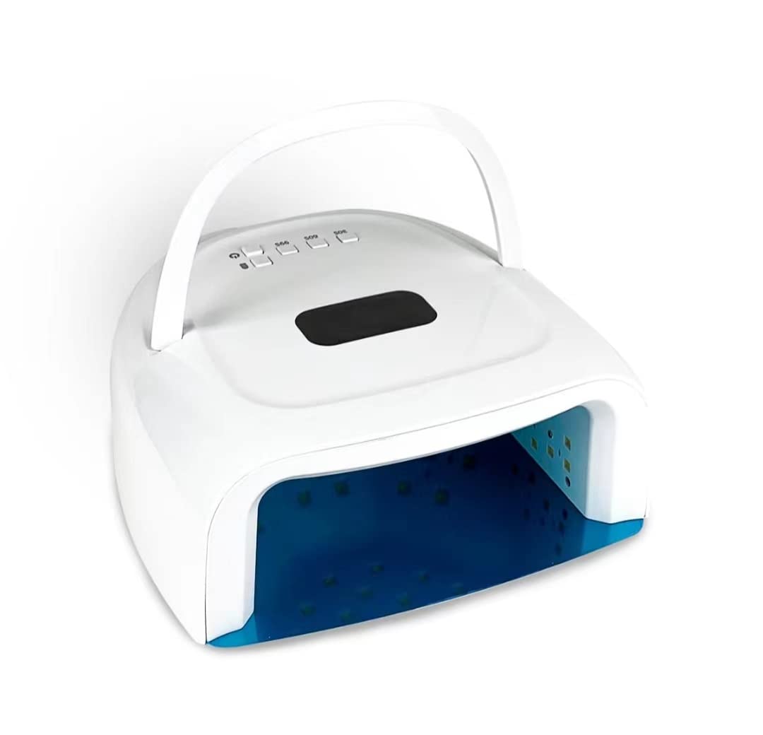 Cris Nails sl Lámpara inalámbrica de secado de manicura recargable, 15600 mAh, 60W