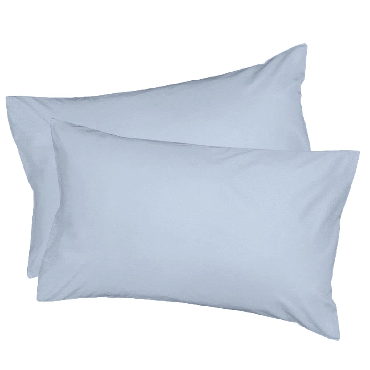 Pillow Case Luxury Poly Cotton Housewife 2 4 6 8 12 Pack Bedroom Pillow Cover (8, Sky Blue)
