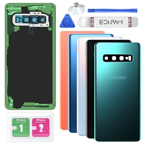 Réparer vitre arrière Samsung S10 brisée avec ce couvercle vert prisme et lentille