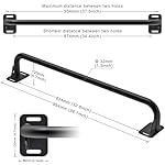 SELEWARE Heavy Duty Welded Pull Up Bar, Versatile Doorway Wall Mount, Joist Mounted, and Ceiling Mounted Chin Up Bars, Thick Metal Sturdy Construction for Full Body Workouts Support 500 lbs - Image 2