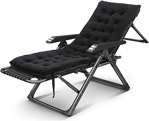 Chaise de pause déjeuner inclinable pour sieste au bureau ou balcon