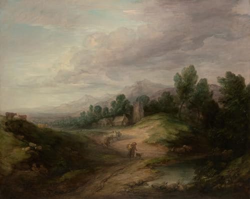 Paysage boisé toile Gainsborough pour créer une ambiance salon nature 60x90