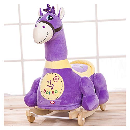 Schaukelpferd Kinderschaukelpferd, Kinderschaukelpferd Spielzeug, Pferd Kuscheltier Rocker Spielzeug for 1-6 Jahre alt… – Bild 6
