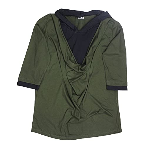 Pull avec capuche Freak Scene en jersey double couche haut de gamme col cascade