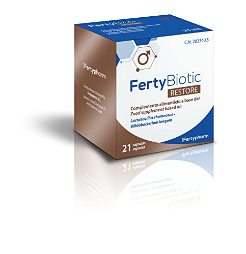 Fertybiotic Restore / Complemento Con Probióticos Orales Que Favorece La Calidad Espermática En El Hombre - 21 Cápsulas