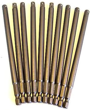 TM USWWAGOODS Replacement For/Fits 10 6"; POWER EXTENSION BARS 1/4"; SCREW BITS SOCKET DRILL 10091