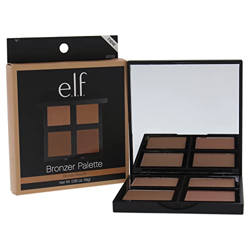 e.l.f. Bronzer Palette - Bronzed Beauty Women Bronzer 0.56 oz - Image 4