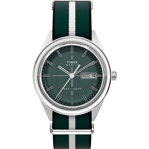 Image of TIMEX Jet Green Round Dial Analog Men's Watch - TW2Y37500UJ