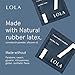 LOLA Regular Ultra Thin Natural Condoms Made from Rubber Latex - Hypoallergenic Silicone Lubricated for Sensitive Skin - Vegan Organic Condoms - 24 Count
