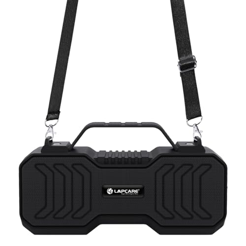 LAPCARE Gobeat 2 LBS-666 Bluetooth 14 Watt Speaker, 10 Hours Playtime, Powerful Bass, Hansfree Call, FM, Micro SD Option, Aux Port, Wireless Speaker - Black