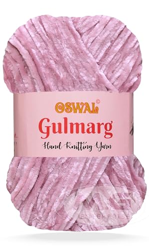 Image of M.G Chunky Velvet Yarn, Gulmarg X 400 GMS - Best Used with Knitting Needles, Crochet Needles - Wool Yarn for Knitting - H Art-BABH