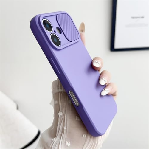 Coque en silicone souple violette antichoc pour iPhone 7 et 8