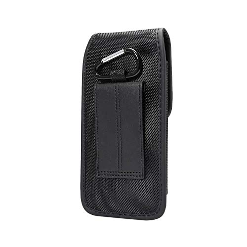 Housse ceinture pour Blackview Oscal S60 Pro gainée de cuir et nylon rigide vertical