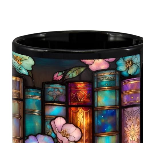 Taza de café estilo estantería el regalo original para amantes de libros 8