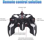 Remote Control Car Robot, Car Toys, 360 Degree Rotating with One-Button Deformation with LED Light, Robot Cars Toy for Kids (Blue2)