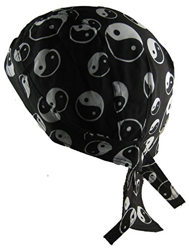 wendywwoo Bandana pañuelo para la Cabeza pre Atada Yin Yang