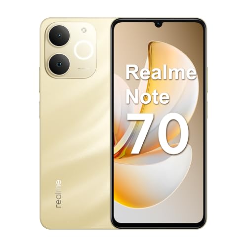 Smartphone Realme Note 70 RMX5313 8GB de RAM / 256GB Gold
