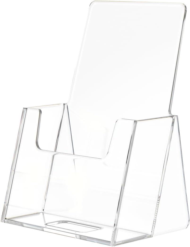 Marketing Holders Pack of 10 Business Card Holder Counter 3.5 x 2 Appointment Card for Office Spaces Reception Areas Clear Acrylic