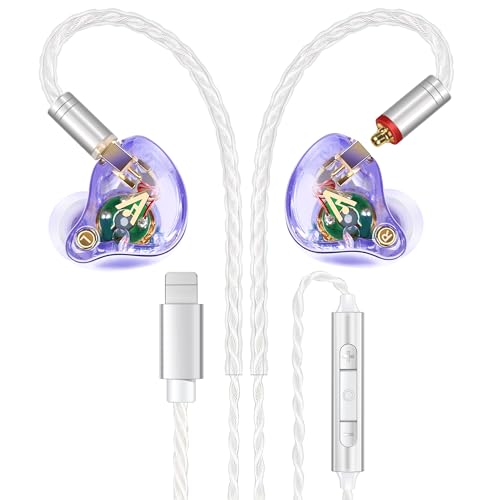 Image of Audiovance Vibes 202ML HiFi Wired Earbuds for iPhone 14 /13 /12 /11 /X, Pro Max