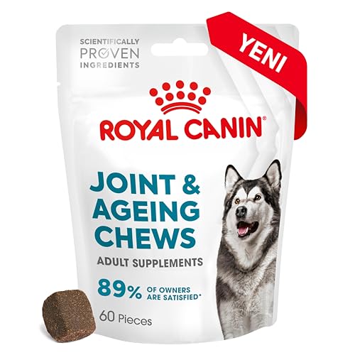 Royal Canin Joint & Ageing Chews | 240 g | Snack per cani adulti di tutte le taglie e razze | Sacchetto richiudibile | Sviluppato con veterinari | Con cozza verde neozelandese