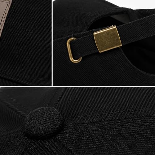 Image of Cap for Men Women Topi Unisex Head Branded Boy's Girl's Caps Adjustable Strap Summer Sports Cricket Gym Dance Cotton Free Size