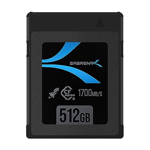 SABRENT CFexpress Type-B 512GB [J[hAPS5EPS4EPCEm[gp\Ȓ̃foCXōő1700 MB/b̍]iCF-XTBT-512j