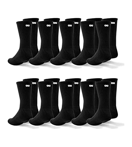 Pair of Thieves Men's BOWO 10 Pack Cushion Crew Sock,