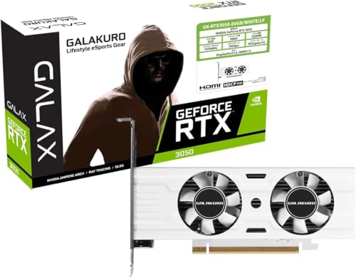 lu GeForce RTX 3050  OtBbN{[h 6GB zCgf [vt@C yKiz GK-RTX3050-E6GB/WHITE/LP