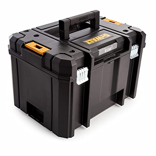 DEWALT - Caisse à Outil Grande Contenance TSTAK VI - DWST1-71195 - Boite A Outils Vide Transportable de 23 Litres - 440 x 302 x 332 mm - Compartiments Amovibles