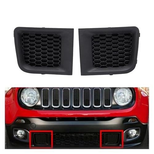 Parrillas delanteras radiador de repuesto para reparar rejilla inferior de Jeep Renegade 2