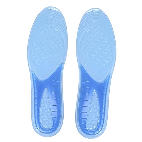 COOLHIYA 1 Pair Breathable Insole Gel Shoe Inserts Plantar Orthotic Inserts Exercise Shoe Insoles Heel Inserts Silicone Sports Shoes Insole TPE Non-Slip Men and Women