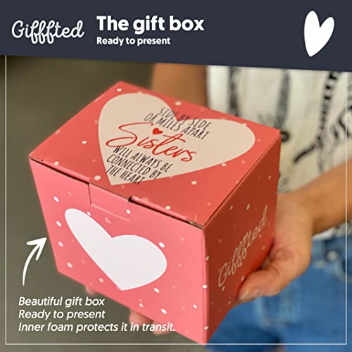 Gifffted Beste Zus Ooit Koffiebeker, Cadeau-Ideeën Voor Zusters Van Zuster, Verjaardagscadeau Voor Zus, Moeders Dagcadeau, Kerstmis, VoorJongere En Oude Zuster, Zusters Mokken, Mok En Sokken Gift Set - Image 6