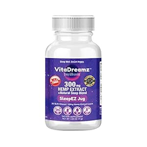 VitaDreamz – Natural Hemp Extract Sleep Gummies – Made in USA – 40 Count