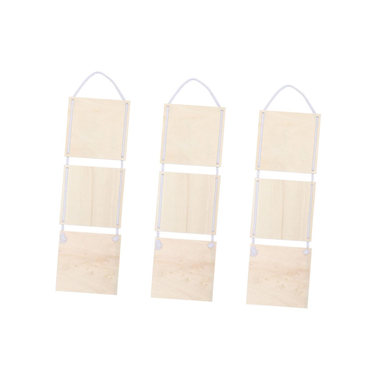 Holibanna 3Pcs Board Pendant DIY Craft Display Hanger for Home Decoration Boards for Painting Drawing and Sticker Projects
