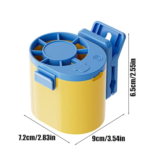 Ventilador de abrazadera portátil sin aspas con batería recargable USB 6