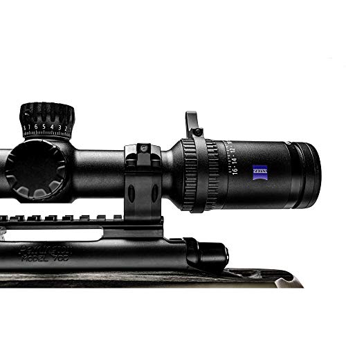 Zeiss Precision Ultralight 1913 Mil-Spec Rifle Scope Mounting Rings With Anti-Cant Bubble Level, 34Mm, Low, Black #TOP3