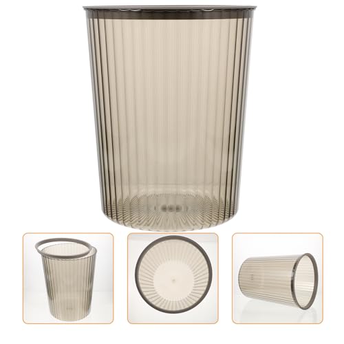 Caneca de basura gris de gran capacidad para dormitorio y baño miniatura 7