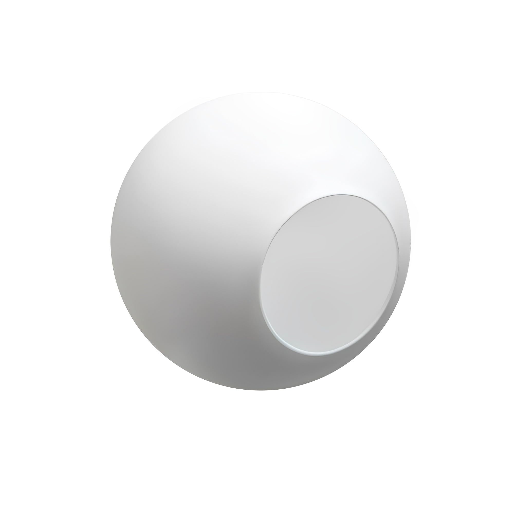 Kco White Lighting Replacement Glass Globe Shade,Modern Lampshade Glass Accessories For Pendant Wall Sconces (White)